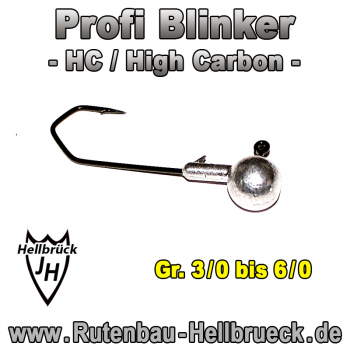 High Carbon Twisterhaken / Profi Blinker  Gr. 3/0 bis 6/0